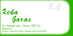 reka garas business card